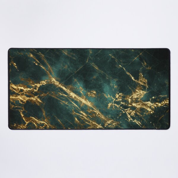 Item preview, Lavish (Faux) Velvet Green (Faux) Marble With Ornate (Faux) Gold Veins designed and sold by DEC02.