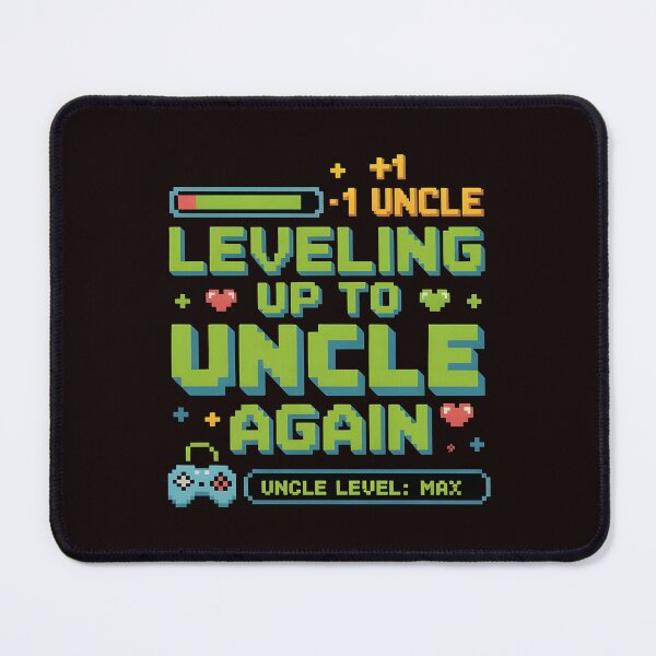 Item preview, Leveling Up to Uncle Again – Cute Baby Announcement Uncle Design designed and sold by Redgiant87x.
