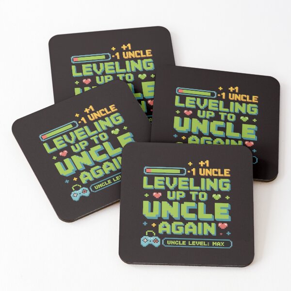 Item preview, Leveling Up to Uncle Again – Cute Baby Announcement Uncle Design designed and sold by Redgiant87x.