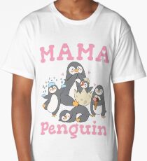 Mama Penguin Long T-Shirt