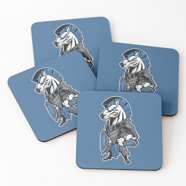 Item preview, Angry Blue Horse Knight – Medieval Fantasy Rage Art designed and sold by MerlinWear.