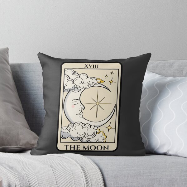 Item preview, The Moon XVIII – American Traditional Tarot designed and sold by ScotiaInk.