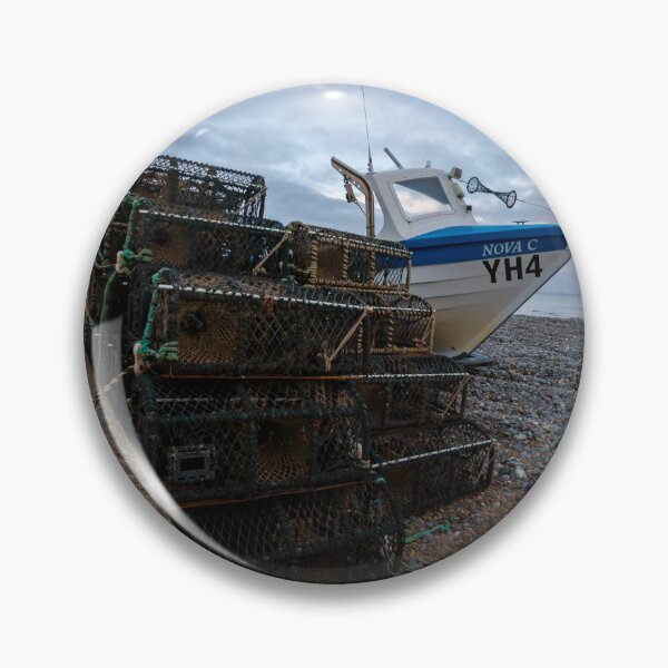 Item preview, Crab and lobster pots on the beach designed and sold by yackers1.