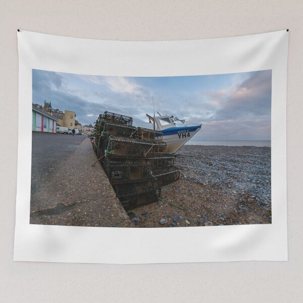 Item preview, Crab and lobster pots on the beach designed and sold by yackers1.
