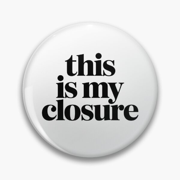 Item preview, This Is My Closure – Minimalist Breakup Shirt designed and sold by Karlas-things.