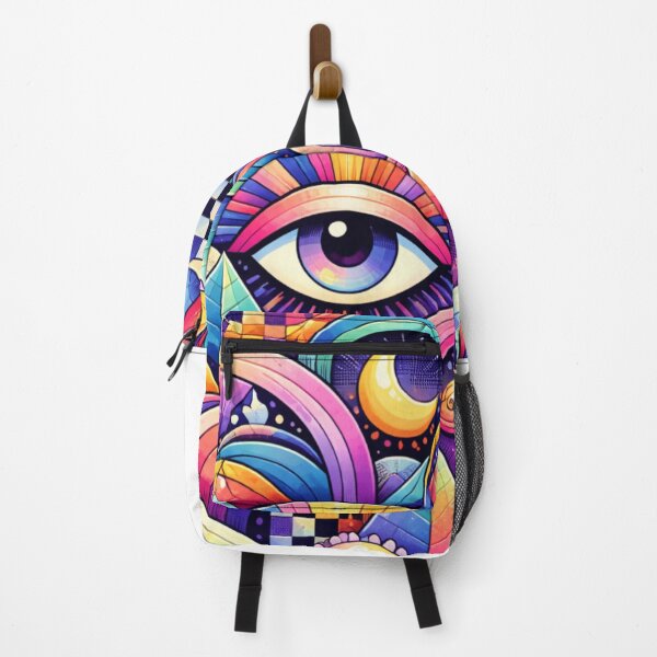 Item preview, "Psychedelic Cosmic Eye: Abstract Geometry & Pyramids" designed and sold by Skully-Studio.