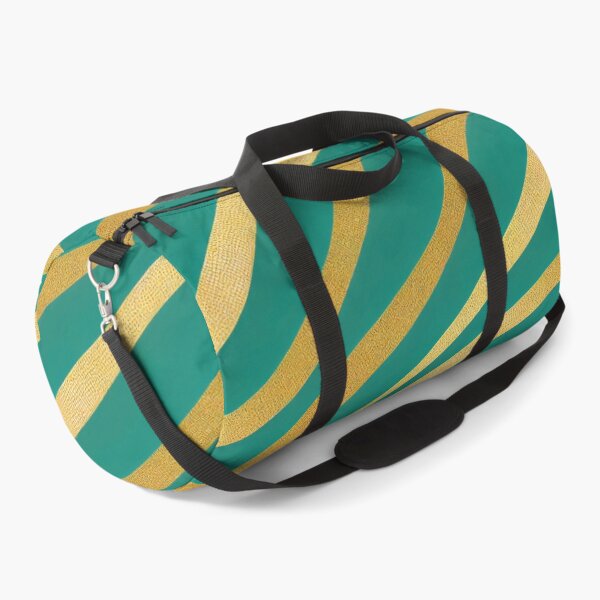 Item preview, Teal-Green Hues And Golden Swirls Modern Pattern designed and sold by DEC02.