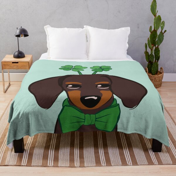 Item preview, Saint Patrick's Day Dachshund designed and sold by ketrena.