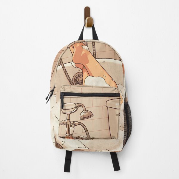 Item preview, Relaxing Bath Illustration Cozy Bathroom Art designed and sold by shopcanva.