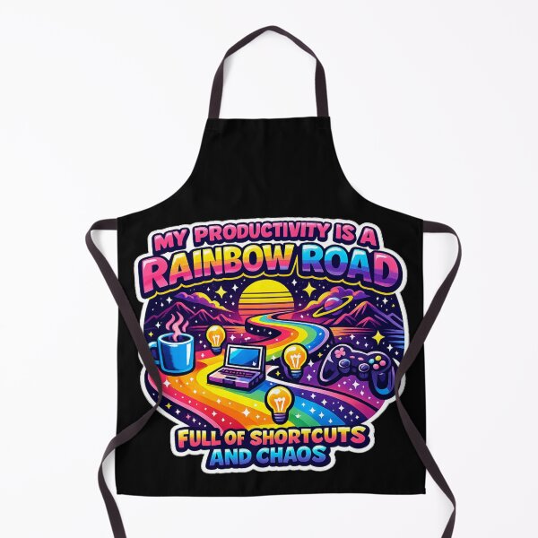 Item preview, Rainbow Road Productivity Funny Gamer Aesthetic designed and sold by Not Amused Designs.