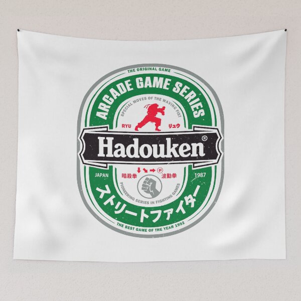 Item preview, Hadouken Arcade Badge designed and sold by Eoli Studio.