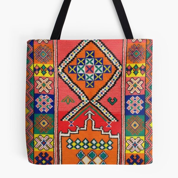 Item preview, Moroccan Amazigh Geometric Tapestry Pattern designed and sold by SpaceBazaar.