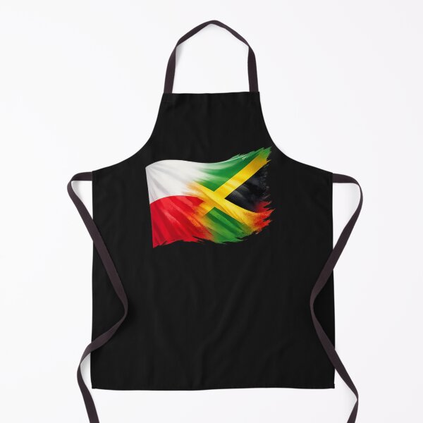 Item preview, Polish Jamaican Dual Heritage Fusion Flag Design designed and sold by MoniaZ.