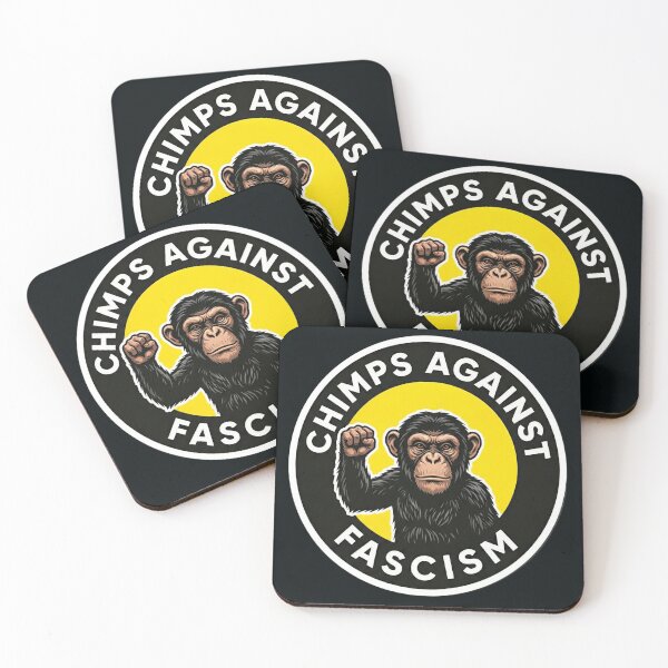 Item preview, Chimps Against Fascism designed and sold by SidTastic .