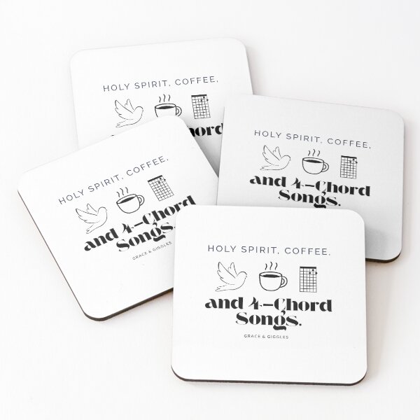 Item preview, Holy Spirit Coffee and 4-Chord Songs - Funny Worship Leader Gift designed and sold by GraceGiggles.