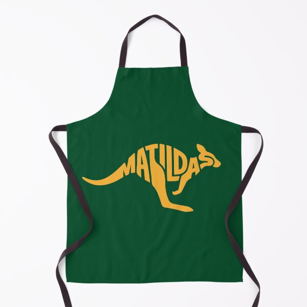 Item preview, Matildas Kangaroo Vector: Yellow on Green - Australian Women's Soccer Pride Art designed and sold by H Jonas.