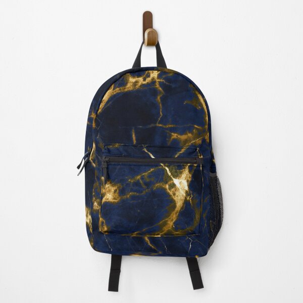 Item preview, Indigo Blue (Faux) Marble with (Faux) 24-Karat (Faux) Golden Veins designed and sold by DEC02.