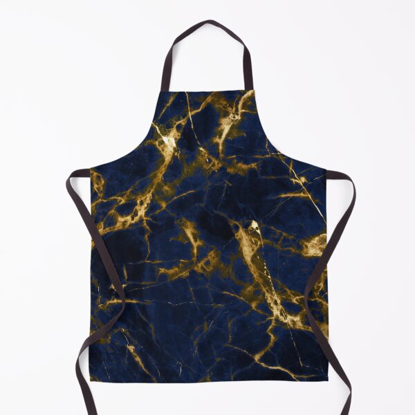 Item preview, Indigo Blue (Faux) Marble with (Faux) 24-Karat (Faux) Golden Veins designed and sold by DEC02.