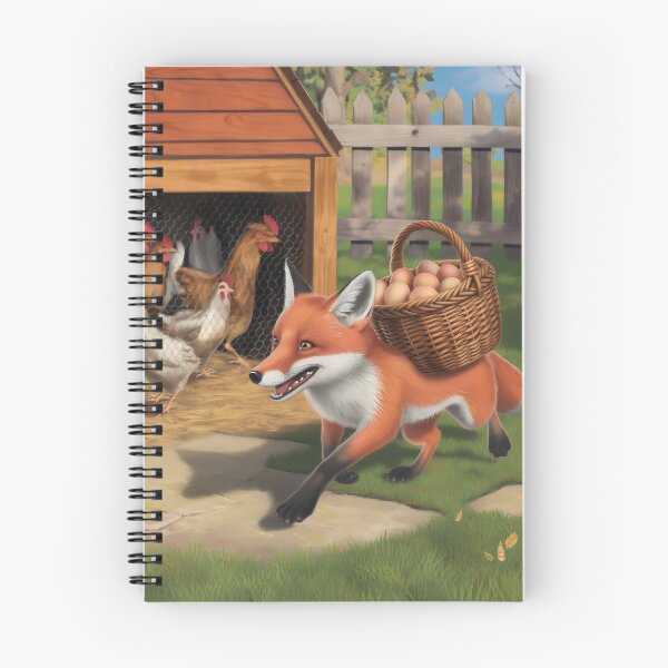 Item preview, Fox with eggs. designed and sold by MyHappyArtShop.