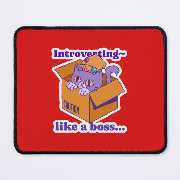 Item preview, introverting like a boss designed and sold by Vernisefrancois.