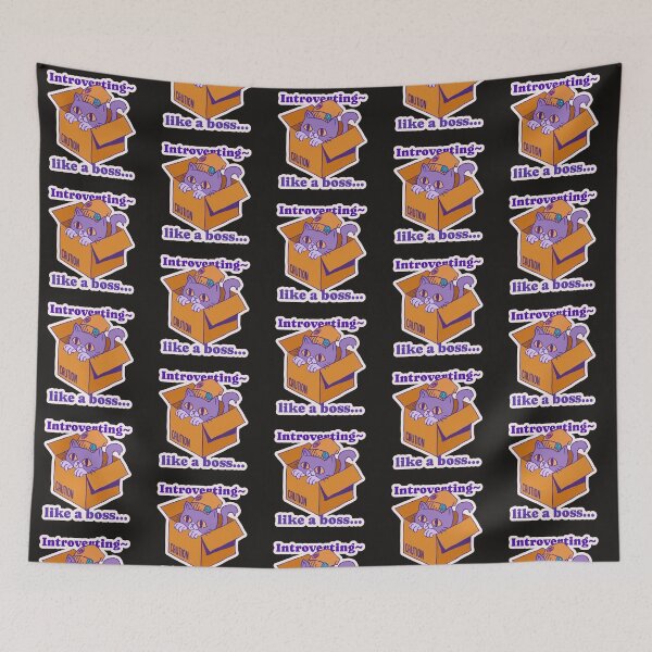 Item preview, introverting like a boss designed and sold by Vernisefrancois.