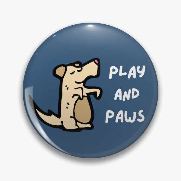 Item preview, Play and Paws (oscuro) designed and sold by Tynt.