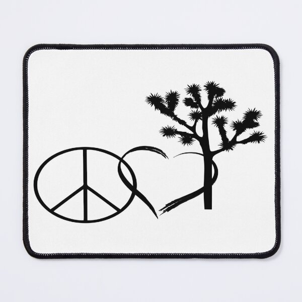 Item preview, Peace, Love and Joshua Tree- dark print designed and sold by SolStrains.