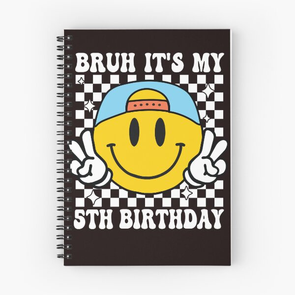Item preview, It's My 5th Birthday 5 Years Old Boys Bruh I'm 5 Five Party designed and sold by Night Forest.