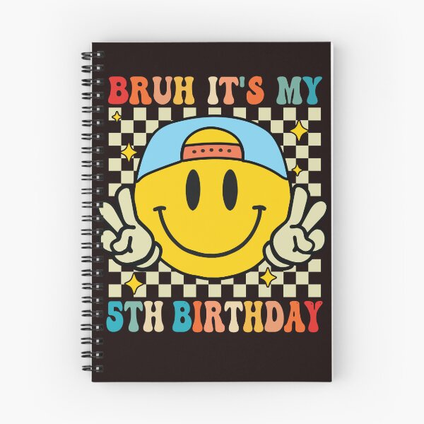 Item preview, It's My 5th Birthday 5 Years Old Boys Bruh I'm 5 Five Party designed and sold by Night Forest.