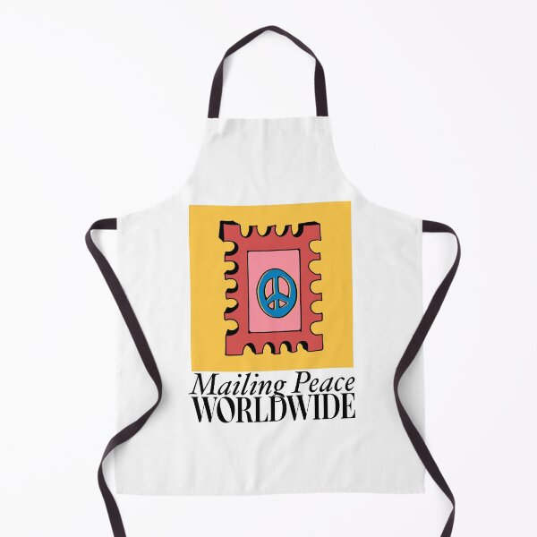 Item preview, Mailing Peace Worldwide Postage Stamp Art - Retro Peace Sign Graphic designed and sold by The Funscape Store.