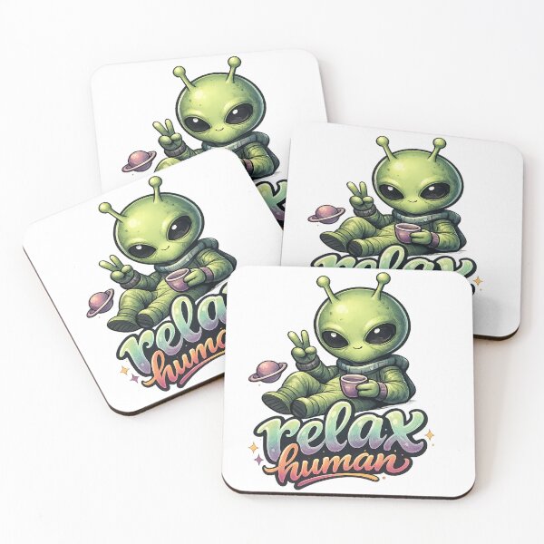 Item preview, Alien Relax Human designed and sold by VenusArtStyle.
