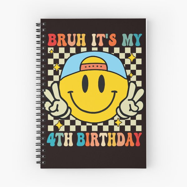 Item preview, It's My 4th Birthday 4 Years Old Boys Bruh I'm 4 Four Party designed and sold by Night Forest.
