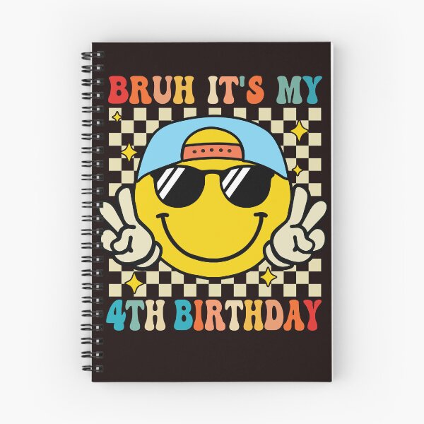 Item preview, It's My 4th Birthday 4 Years Old Boys Bruh I'm 4 Four Party designed and sold by Night Forest.