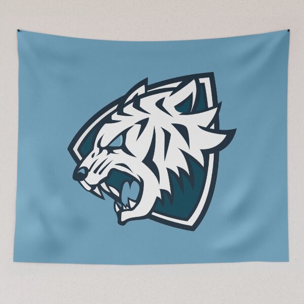 Item preview, Angry White Tiger Logo – Fierce Wild Animal Emblem designed and sold by MerlinWear.