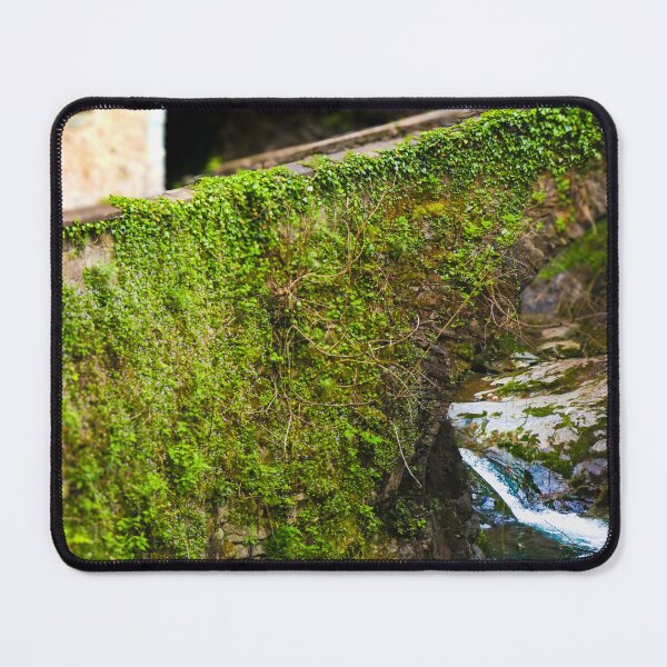 Item preview, Hidden Stone Bridge Over Emerald Water Lake Como Photography Art designed and sold by inallusha.