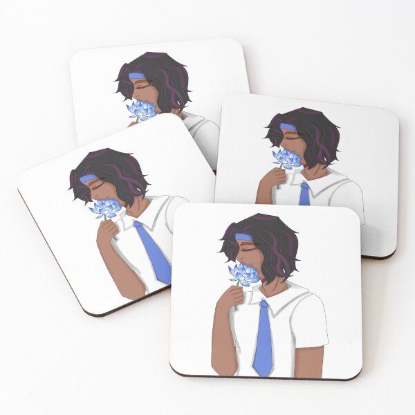 Item preview, Spiderman india Pavitr Prabhakah with blue lotus fanart designed and sold by YaroshMaria.