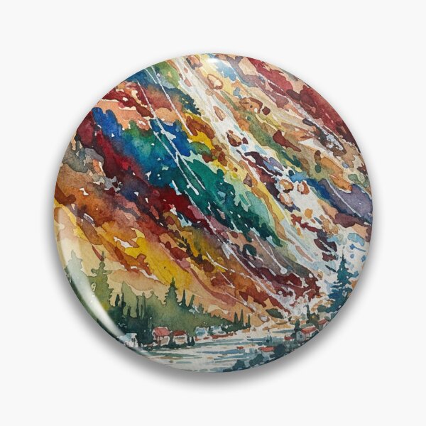 Item preview, Landslide Painting in Water Color designed and sold by DesireeNguyen.
