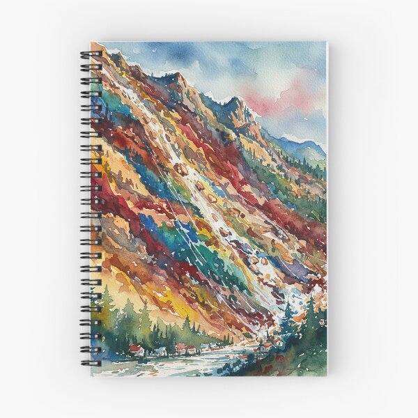 Item preview, Landslide Painting in Water Color designed and sold by DesireeNguyen.
