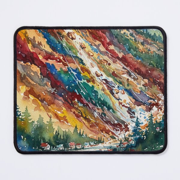 Item preview, Landslide Painting in Water Color designed and sold by DesireeNguyen.