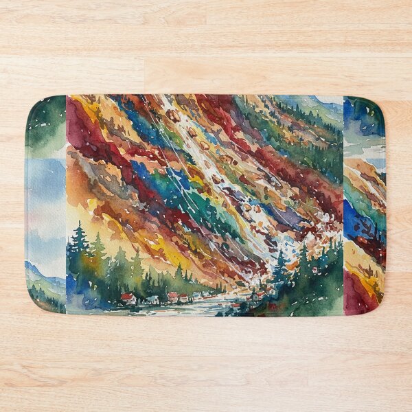 Item preview, Landslide Painting in Water Color designed and sold by DesireeNguyen.
