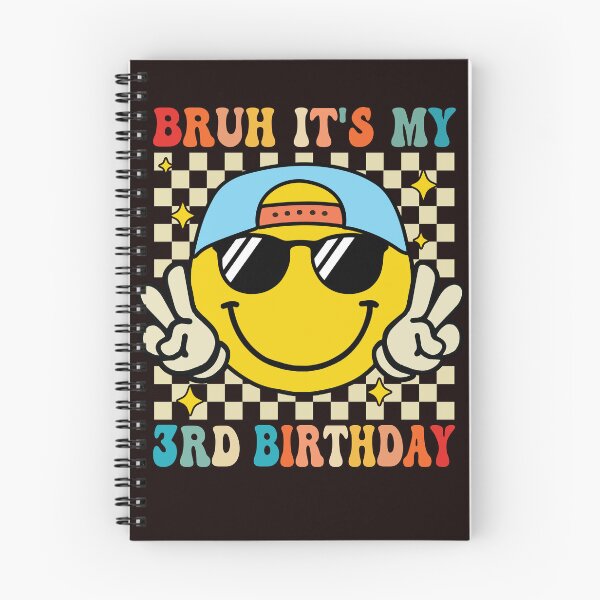 Item preview, It's My 3rd Birthday 3 Years Old Boys Bruh I'm 3 three Party designed and sold by Night Forest.