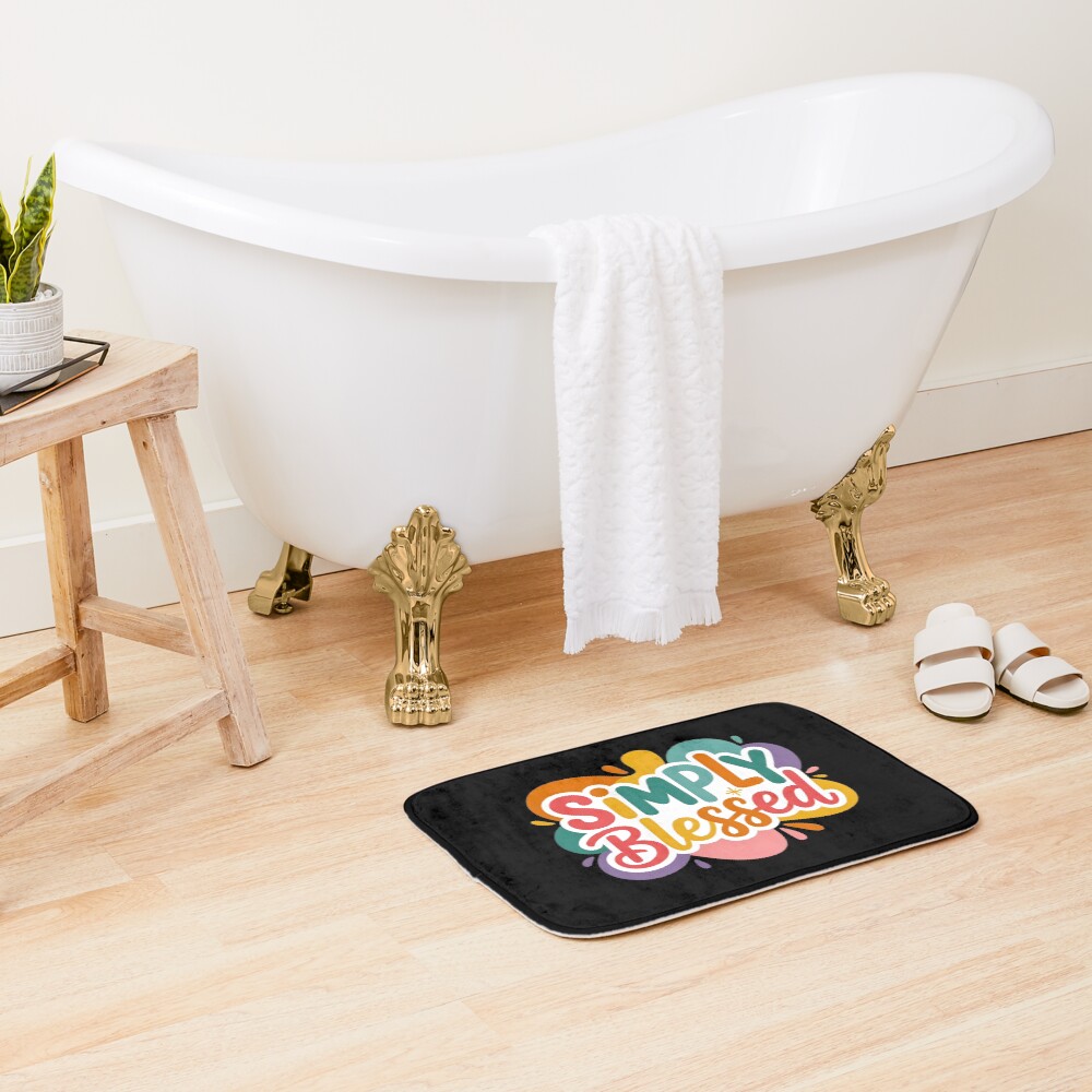 Item preview, Bath Mat designed and sold by SoftStyleStudio.