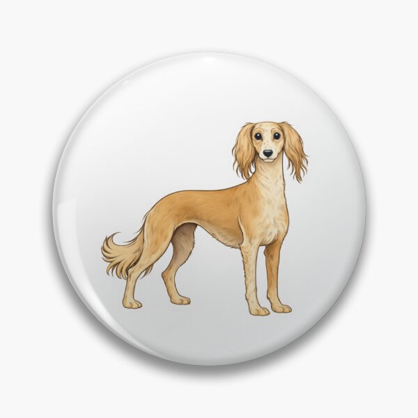 Item preview, Fawn Saluki Sighthound Dog  designed and sold by C.SplashPrints.
