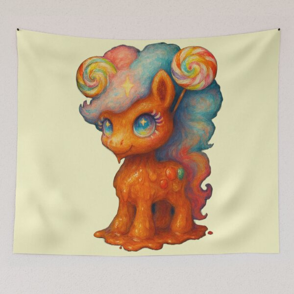 Item preview, chibi horse candy lollipop designed and sold by Ecosetereos.
