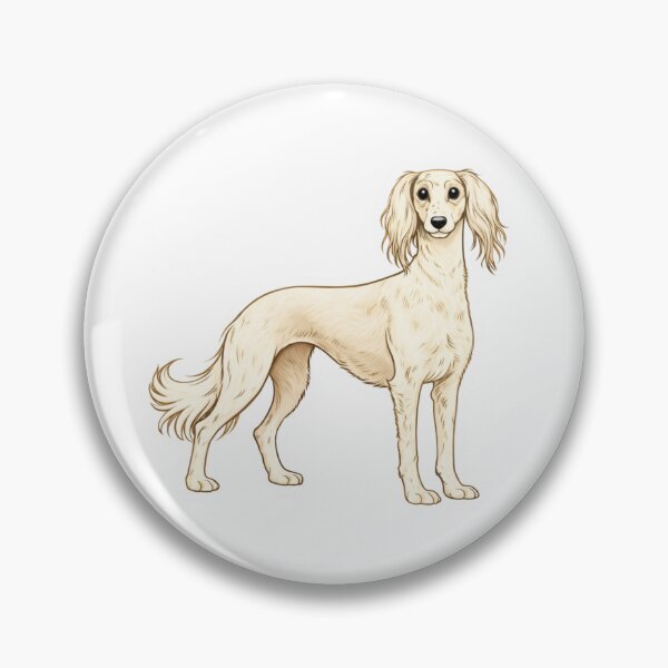 Item preview, Cream Saluki Sighthound Dog  designed and sold by C.SplashPrints.