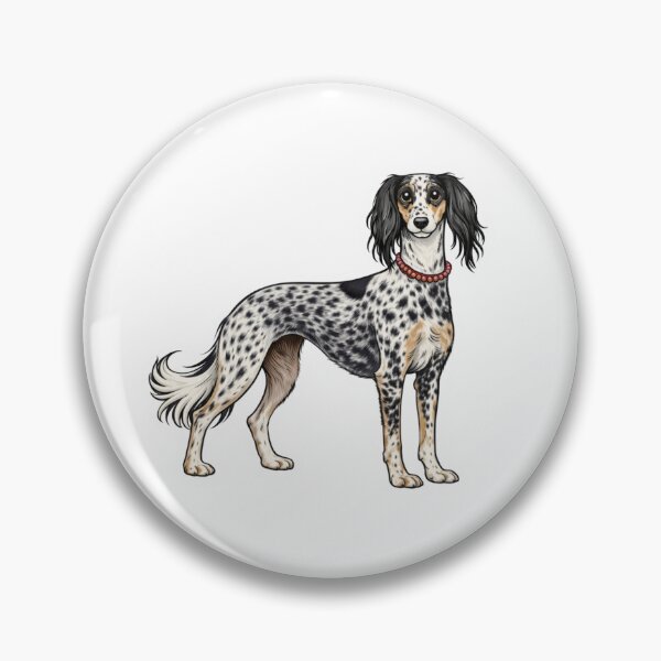 Item preview, Saluki Sighthound Dog  designed and sold by C.SplashPrints.