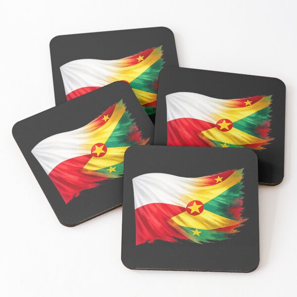 Item preview, Polish Grenadian Dual Heritage Fusion Flag Design designed and sold by MoniaZ.