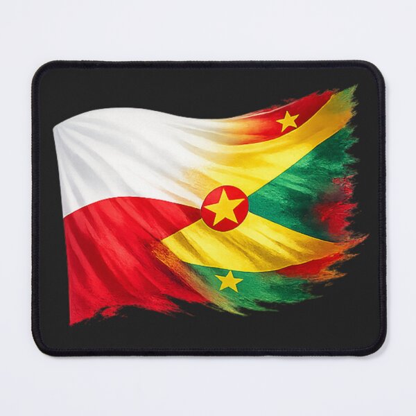 Item preview, Polish Grenadian Dual Heritage Fusion Flag Design designed and sold by MoniaZ.