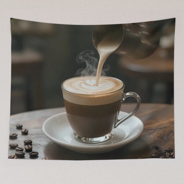 Item preview, An Artistic image of a cup of coffee designed and sold by Nomad-Maynard.