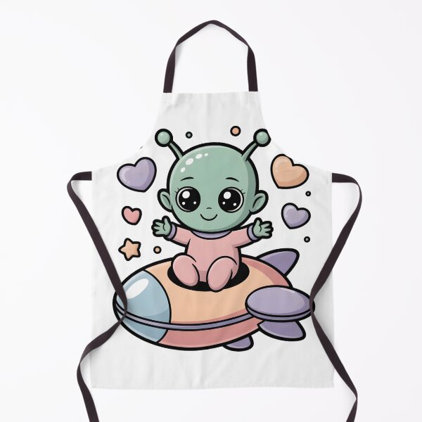 Item preview, Baby on Board Alien – Cute Funny UFO Illustration designed and sold by Liva Art.
